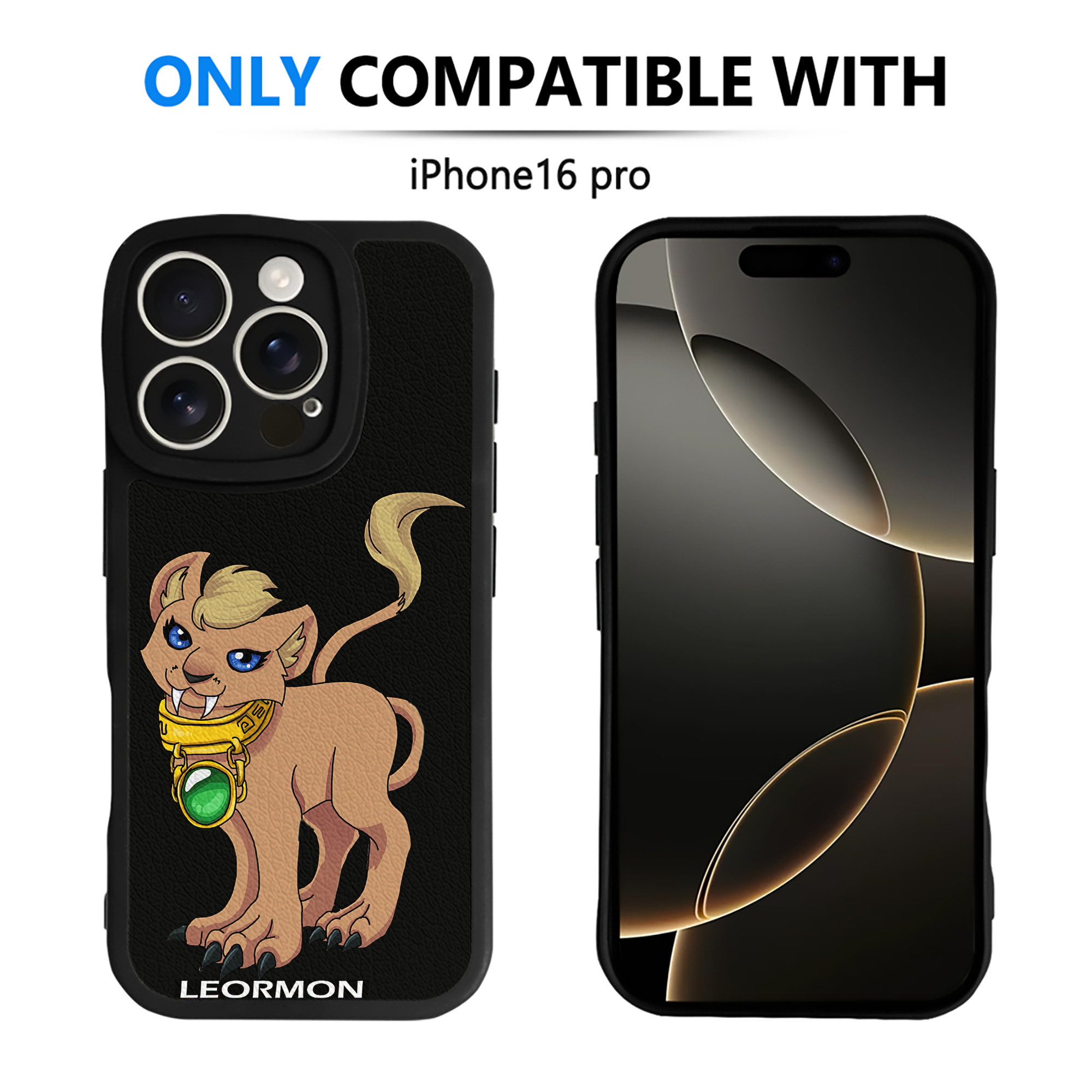 （画像用） Digimon デジタルモンスター/デジモン 【iPhone 16シリーズ対応】シリコンスマホケース（レザー調） 材質：シリコン